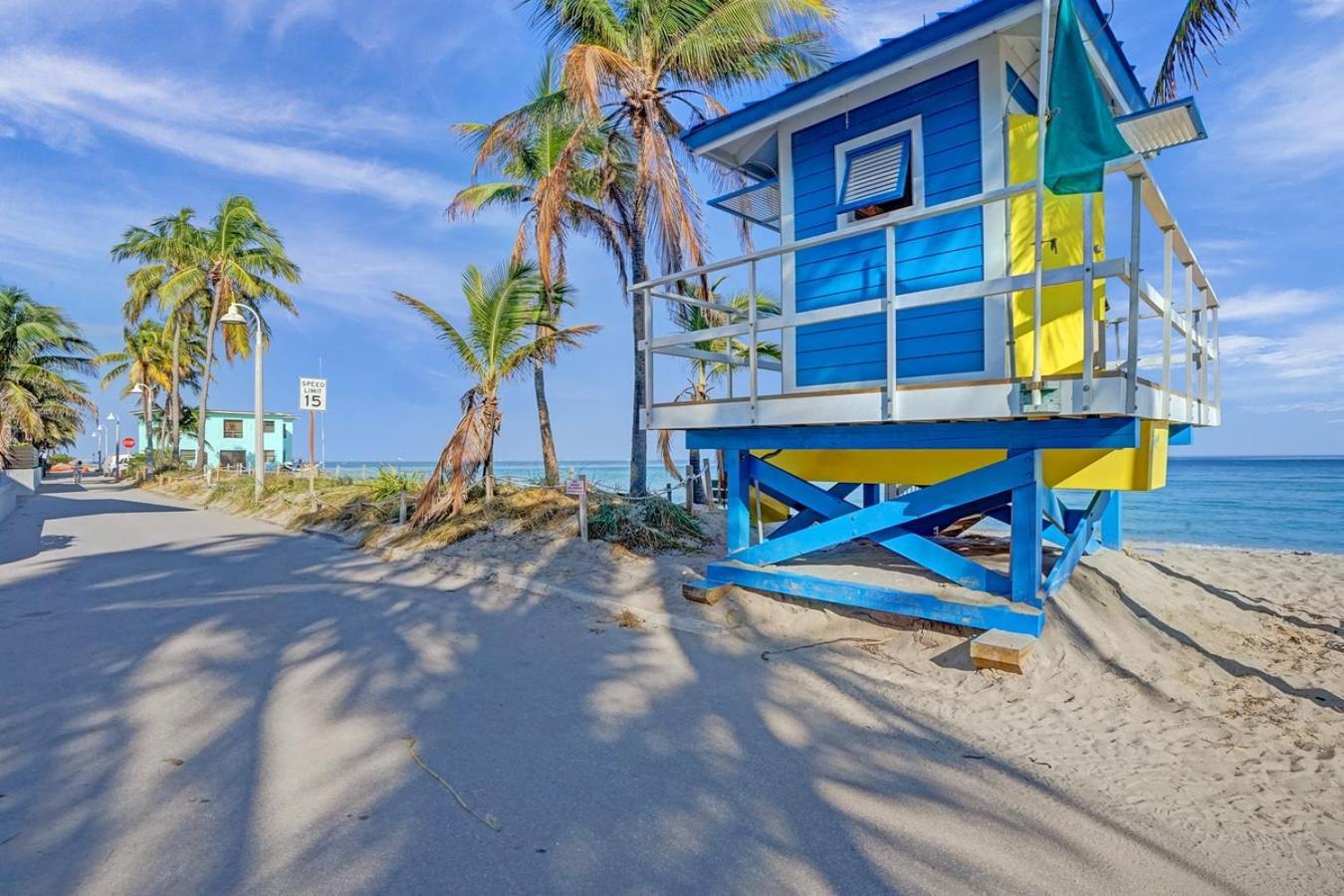 Coastal Studio By Hollywood Beach Boardwalk Apartman Dania Beach Kültér fotó